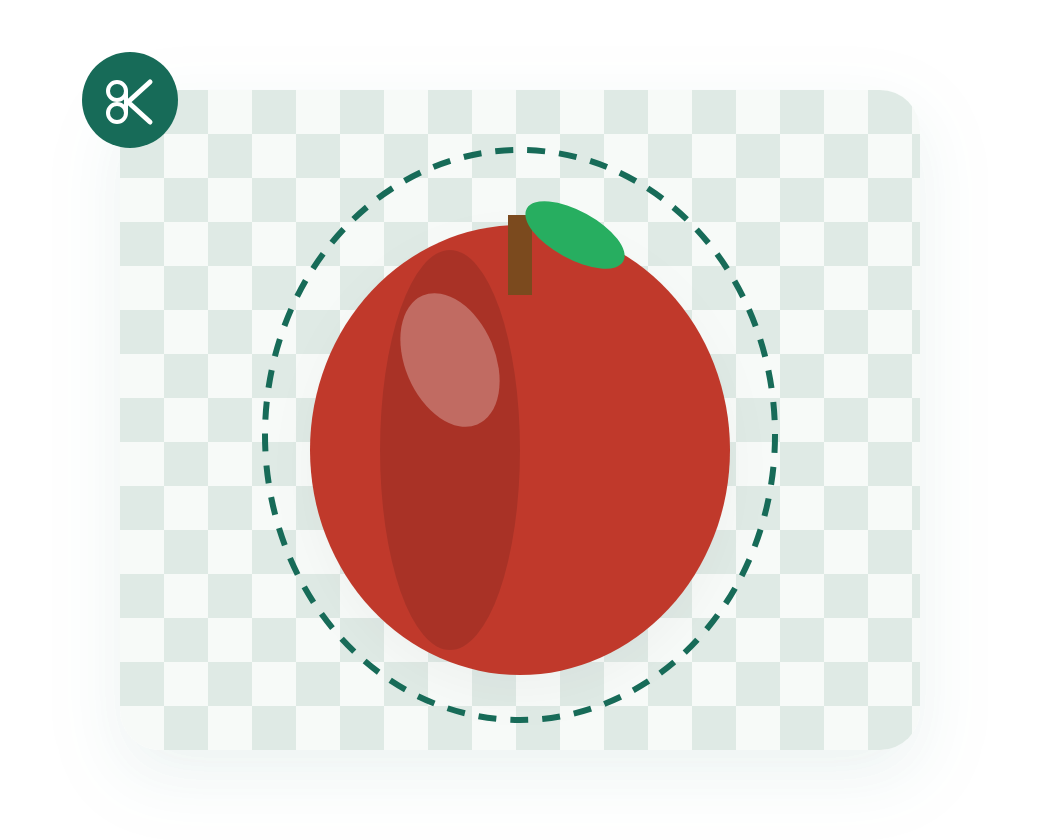 A product photo with its background removed into a transparent cutout